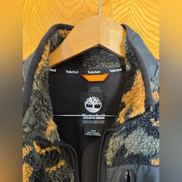 Timberland Camo Sherpa Fleece Jacket - Picture 3 of 4